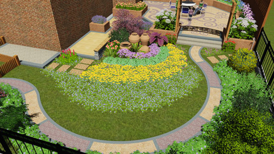 松江別墅花園設(shè)計(jì)案例